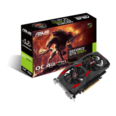 ASUS Cerberus GeForce GTX 1050 Ti OC Edition 4GB GDDR5